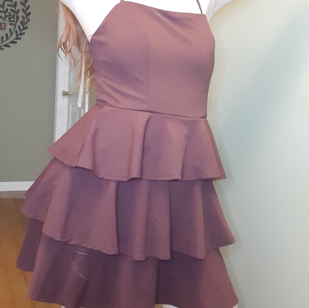 Francesca's Wine party dress